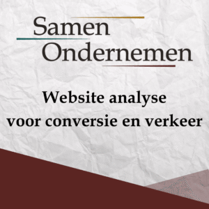 Website analyse voor conversie en verkeer